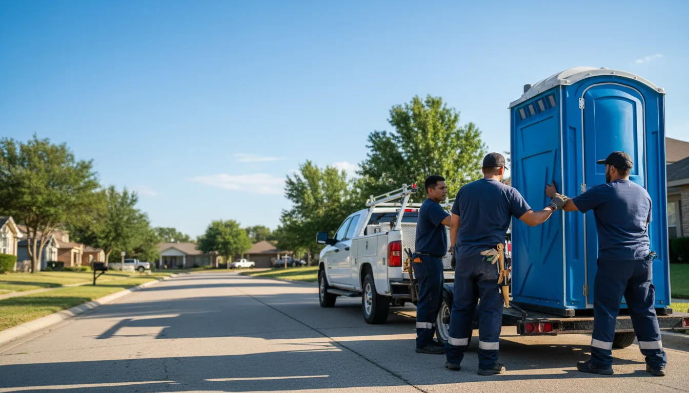 Portable Toilet Rental in Bend, TX near me
